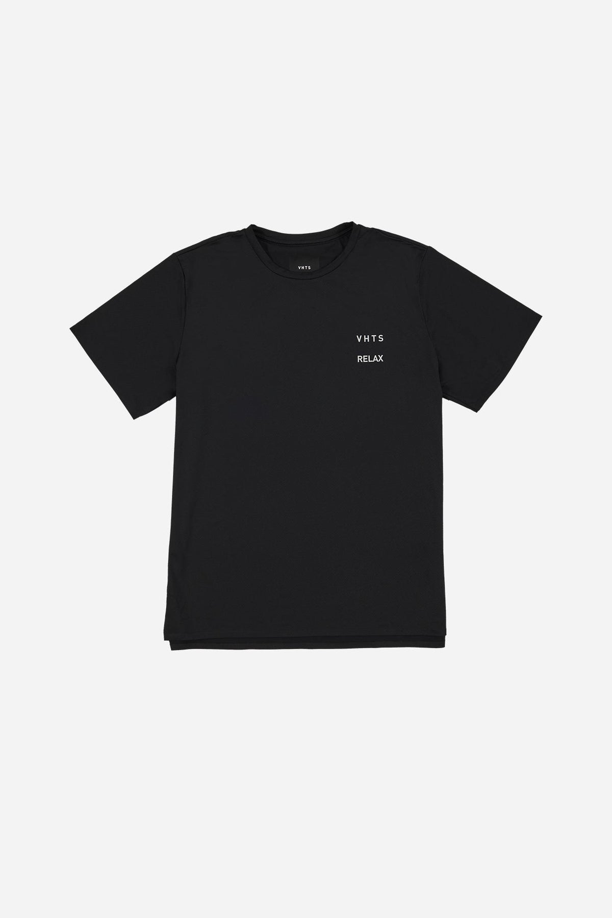 Collection "VHTS RELAX" - Relaxed fit short sleeve rash guard/ Sports T shirts BLACK