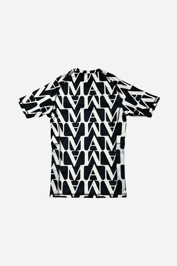 VHTS × MATIN AVENIR Limited Collaboration Monogram Rash Guard BLACK (PRE ORDER WAITING TIME 30 DAYS) - view 2