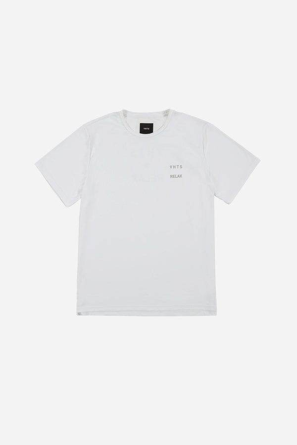 Collection "VHTS RELAX" - Relaxed fit short sleeve rash guard/ Sports T shirts WHITE