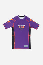 Collection "RAGE" Rash Guard - Violet Storm