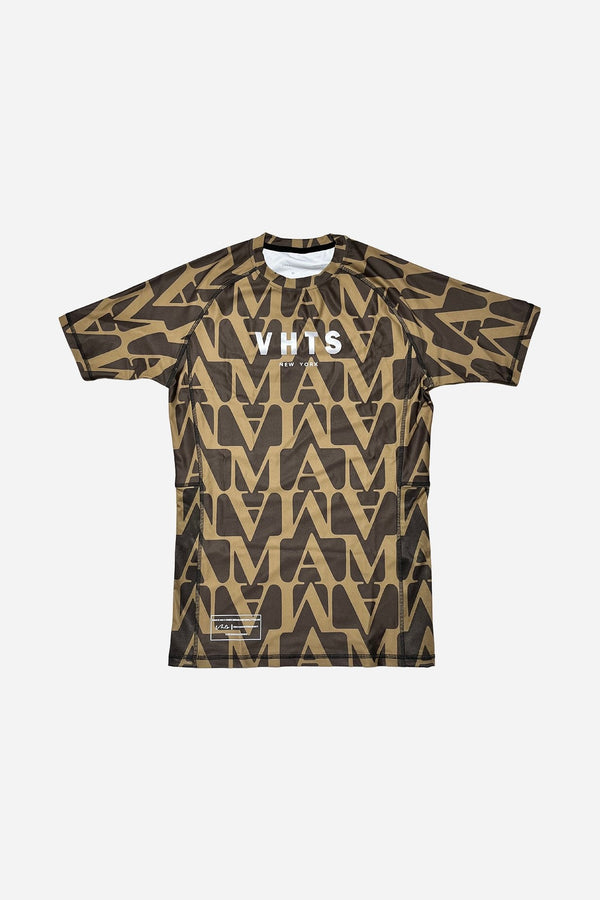 VHTS × MATIN AVENIR Limited Collaboration Monogram Rash Guard Brown (PRE ORDER WAITING TIME 30 DAYS)
