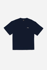 VHTS Logo T-Shirt – Premium Cotton Staple - Dark Blue