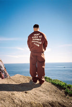 VHTS JJC CREW NECK SWEAT SHIRTS-Brown / Cream White - view 4