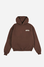 "VHTS JJC" OVERSIZED HOODIE - Brown / Cream White