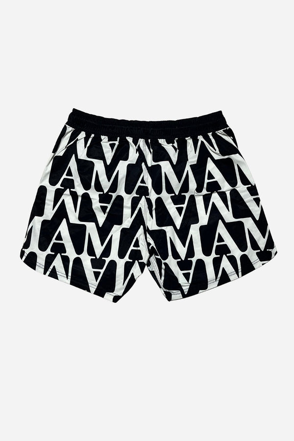 VHTS × MATIN AVENIR Limited Collaboration Monogram Combat Shorts BLACK (PRE ORDER WAITING TIME 30 DAYS) - view 2