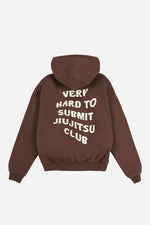 "VHTS JJC" OVERSIZED HOODIE - Brown / Cream White
