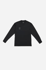 Collection "VHTS RELAX" - Relaxed fit long sleeve rash guard/ Sports T shirts BLACK