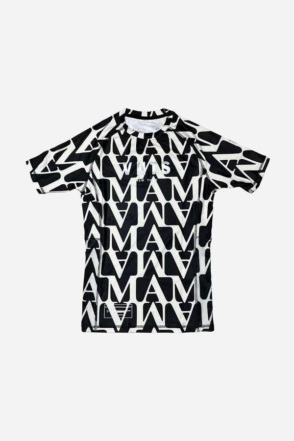 VHTS × MATIN AVENIR Limited Collaboration Monogram Rash Guard BLACK (PRE ORDER WAITING TIME 30 DAYS)
