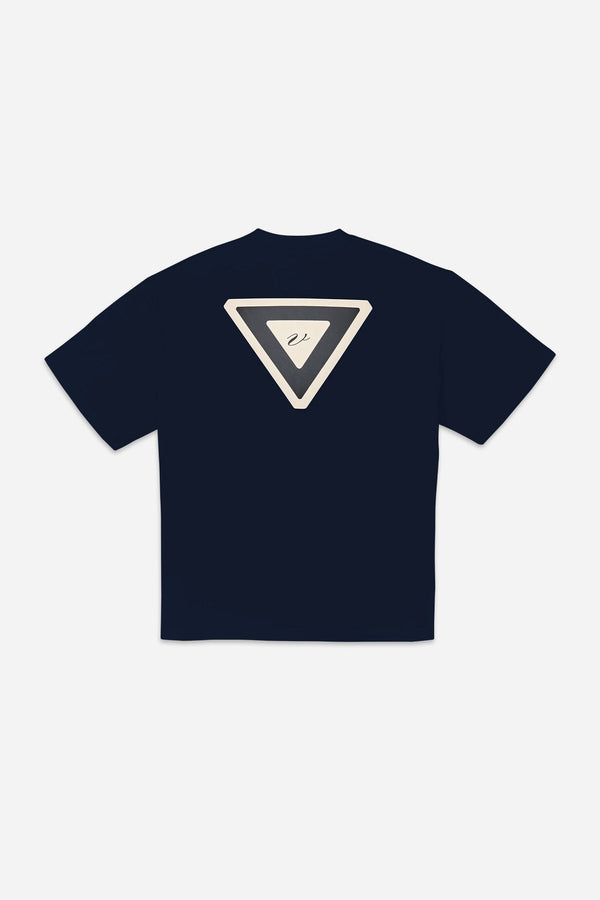 VHTS Logo T-Shirt – Premium Cotton Staple - Dark Blue - view 2