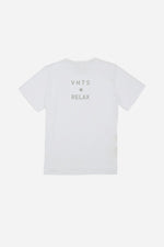 Collection "VHTS RELAX" - Relaxed fit short sleeve rash guard/ Sports T shirts WHITE - view 2
